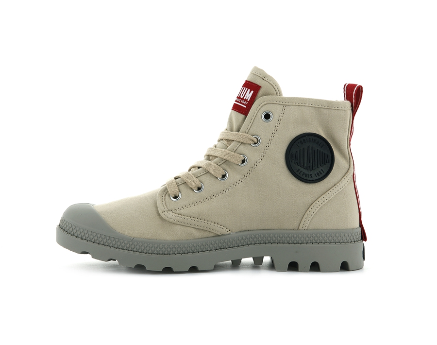 Khaki Palladium Pampa Hi | JYO357HM