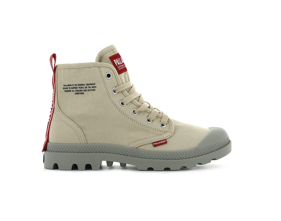 Khaki Palladium Pampa Hi | JYO357HM