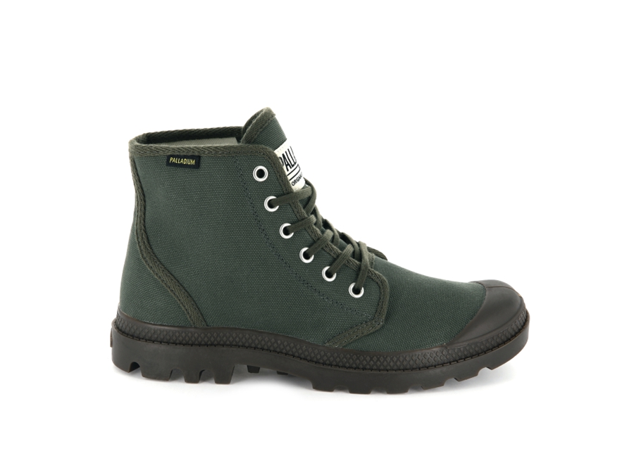 Olive Black Palladium Pampa Hi | JTD394RV