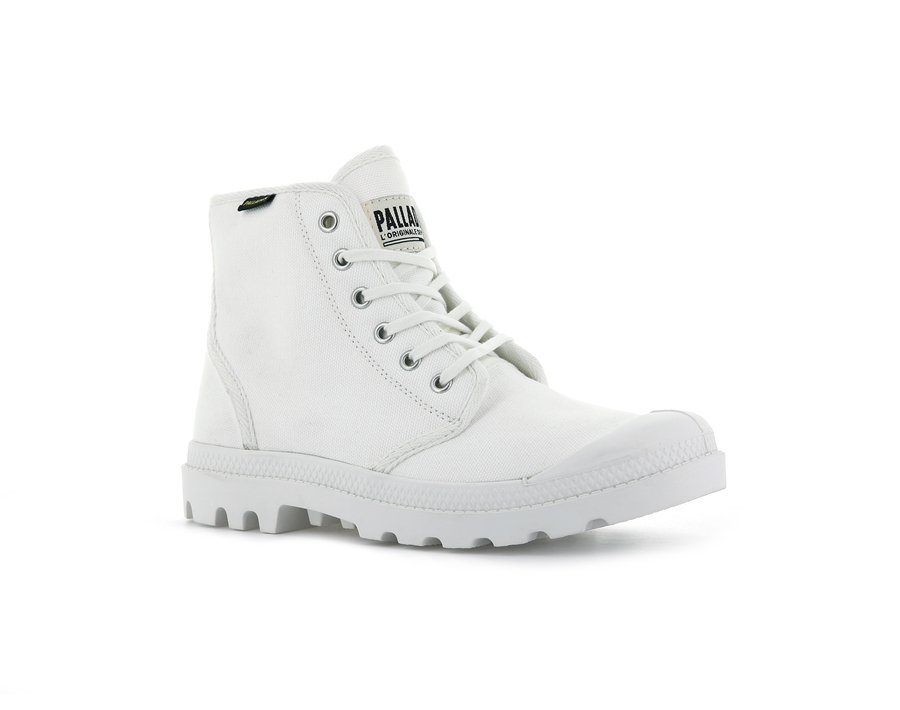 White Palladium Pampa Hi | PDT836IS